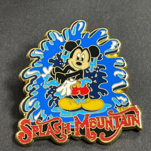 Disney Splash Mountain Trading Pin Mickey Mouse Lapel Pin Brooch Badge Jewelry - Picture 8 of 10